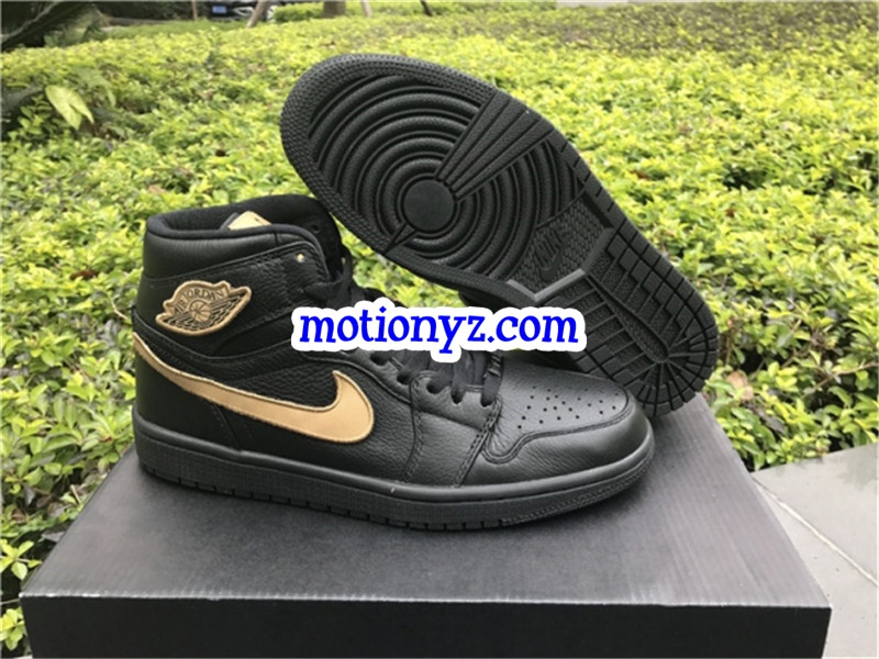 Air Jordan 1 High OG BHM Black Metallic Gold